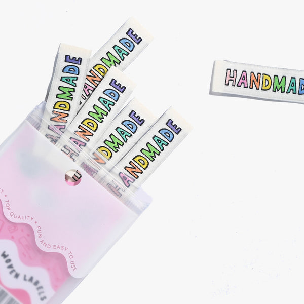 KATM "HANDMADE" - Woven Labels 6 pack